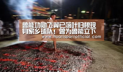 鲁能功勋飞翼已落叶归根现身家乡球队!曾为鲁能立下赫赫战功【hth·华体(中国区)官方网站】(图2) hth·华体(中国区)官方网站